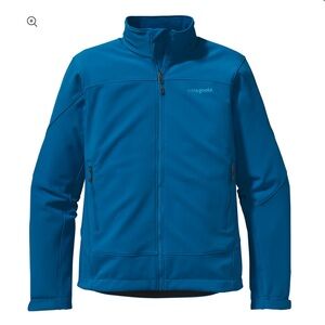 Patagonia Men's Soft Shell Adze Jacket -Bandana Blue Size XL Polartec